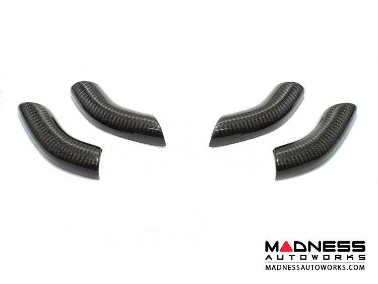 FIAT 500 ABARTH Steering Wheel Sides Cover Carbon Fiber 595 Edition